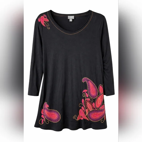 J. JILL Pima Cotton Tunic - Picture 1 of 4